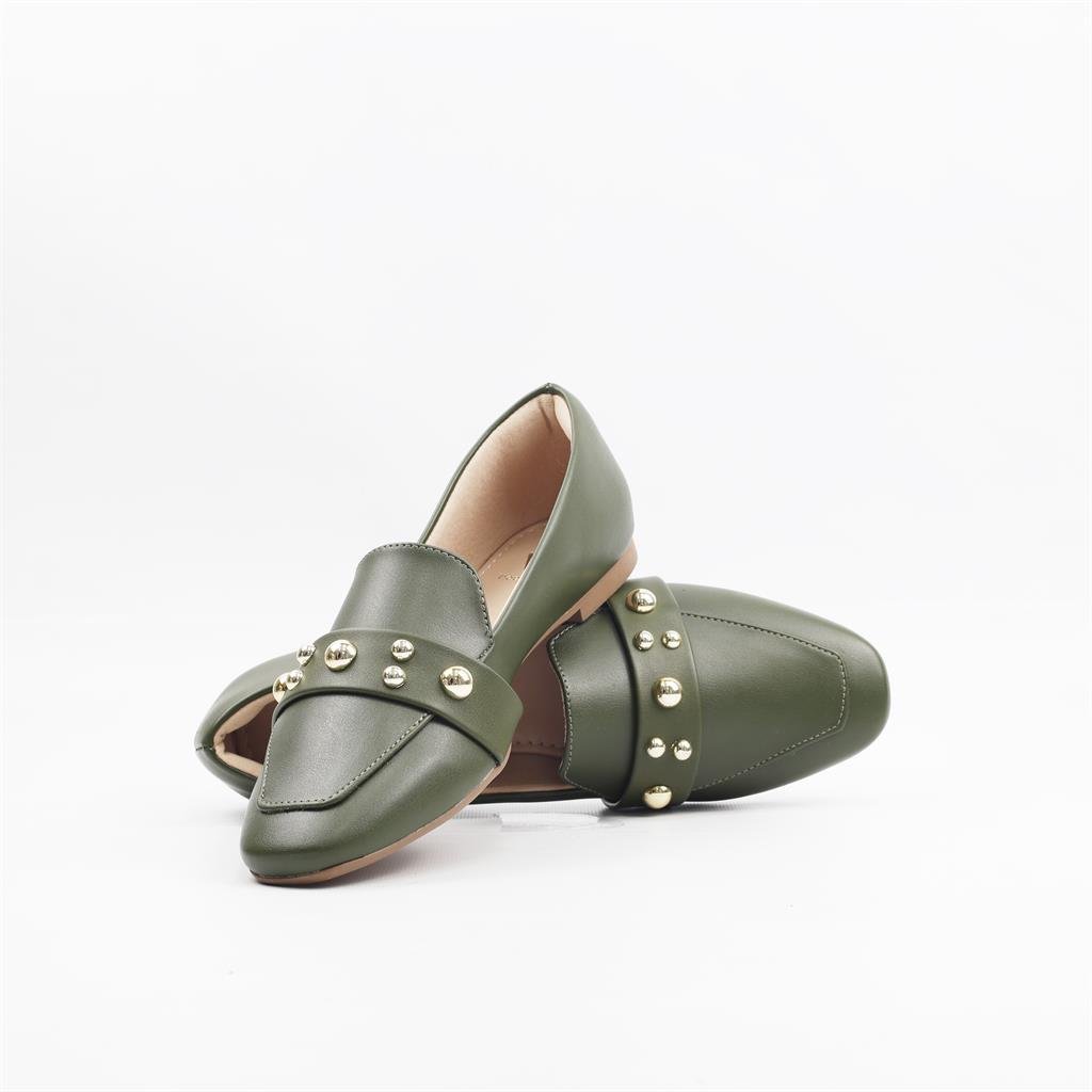 Sapatilha Mocassim Detalhe Verde 4