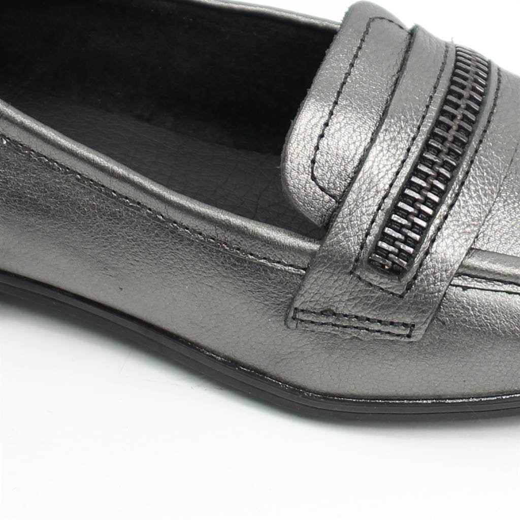 Sapatilha Mocassim Metalizada 3