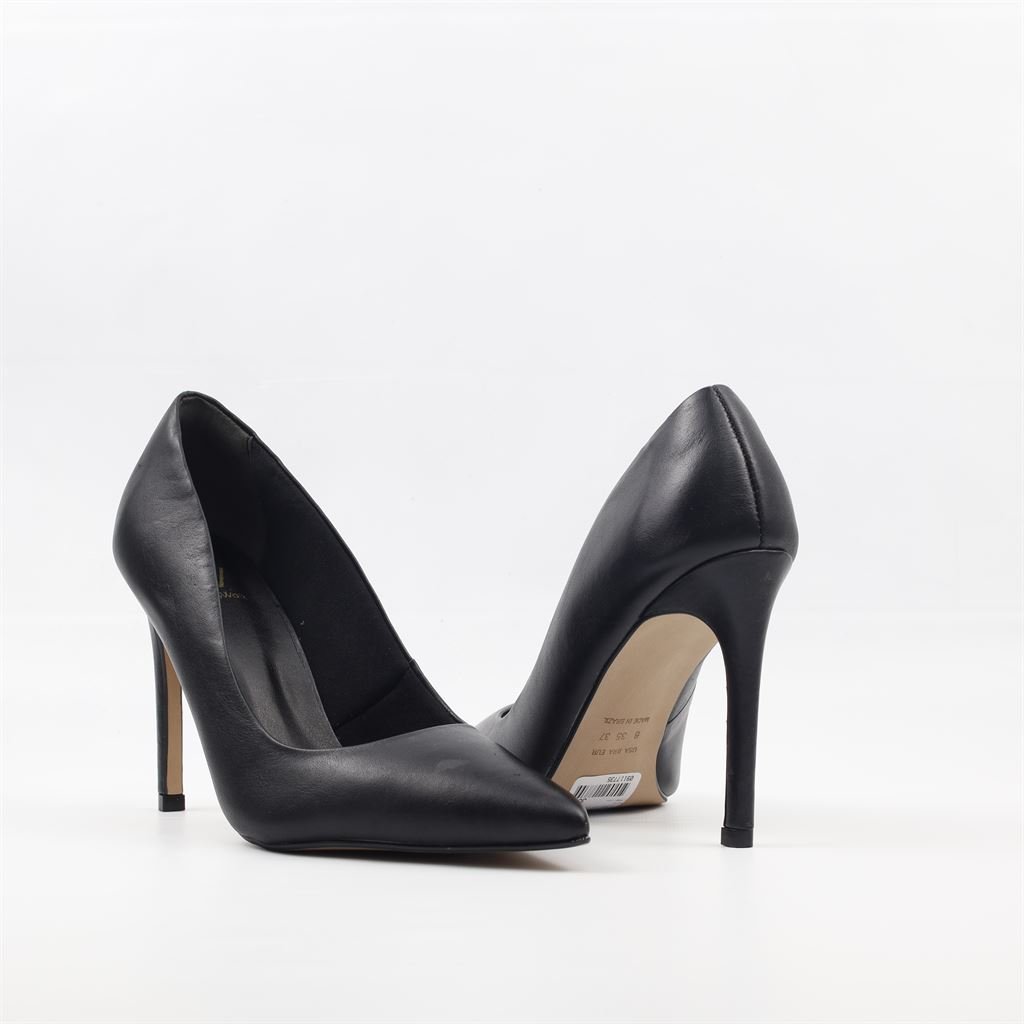 Scarpin Salto Fino Classic Preto 4