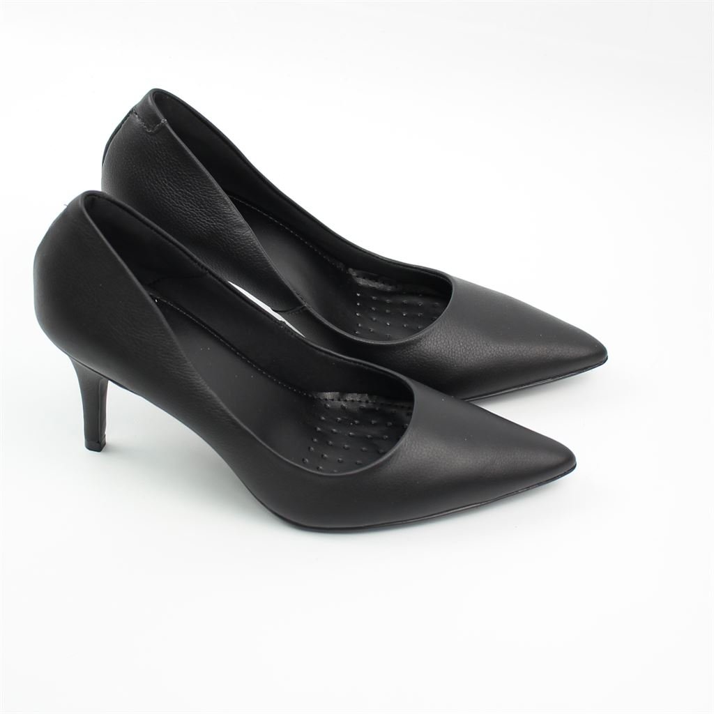 Scarpin Salto Fino Classic Preto 2