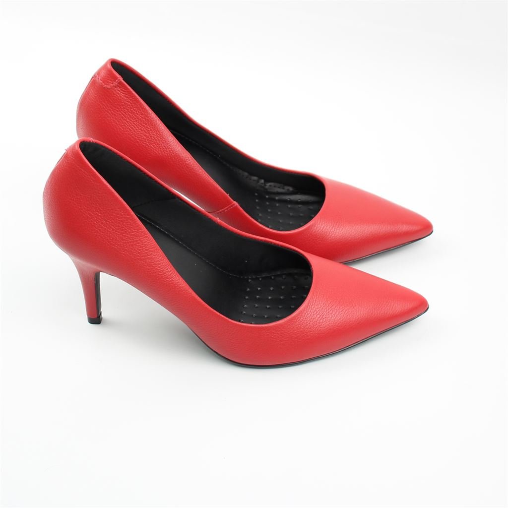 Scarpin Salto Fino Classic Vermelho 2