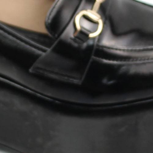 Mocassim Plataforma Metalizado Preto 3