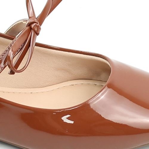 Sapatilha Boneca Laço Marrom 3