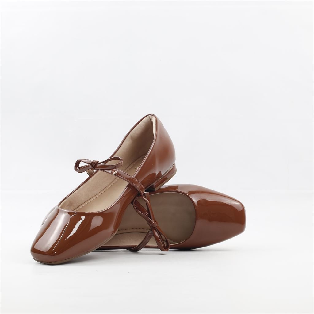 Sapatilha Boneca Laço Marrom 4