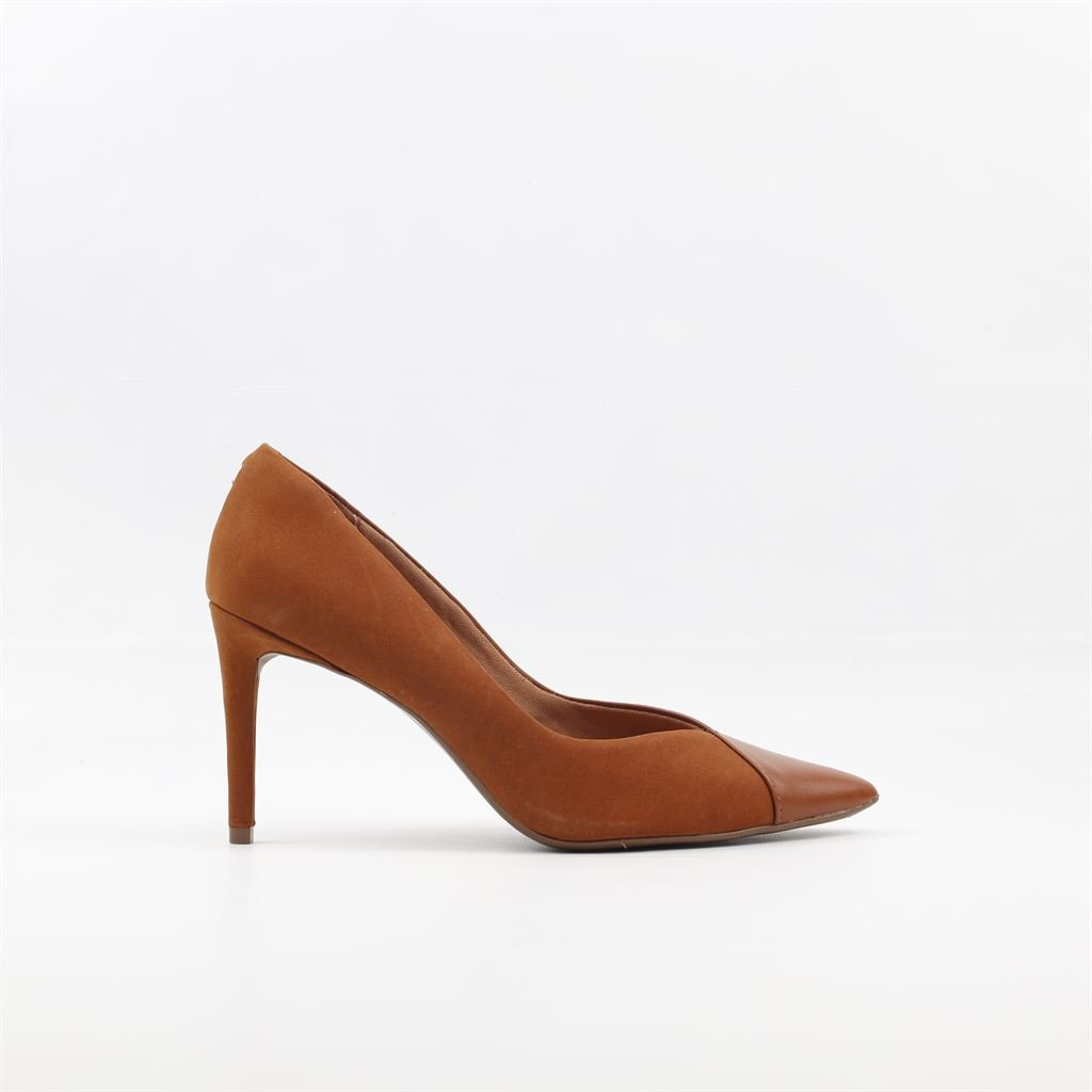 Scarpin Salto Fino Classic Marrom 5
