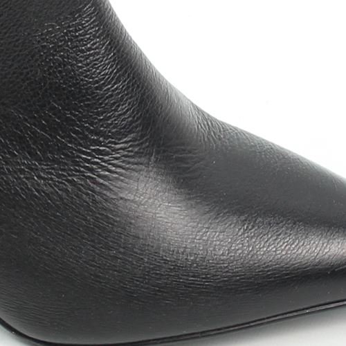 Bota Cano Baixo Couro Preto 4
