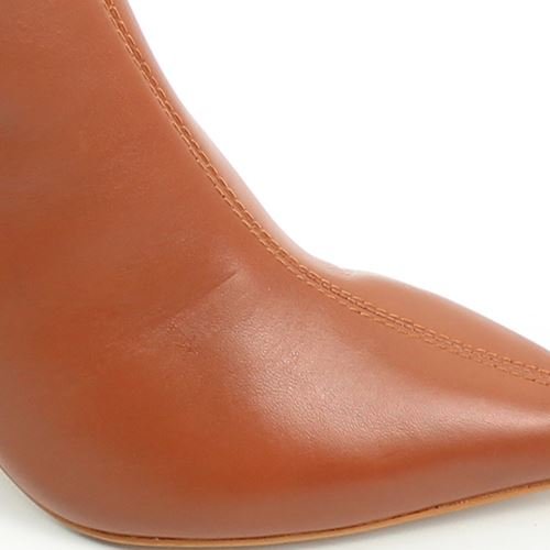 Bota Cano Longo Salto Fino Marrom 4