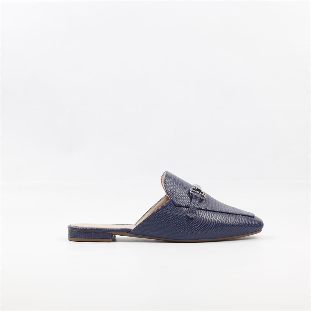 Mule Detalhe Metal Azul 2