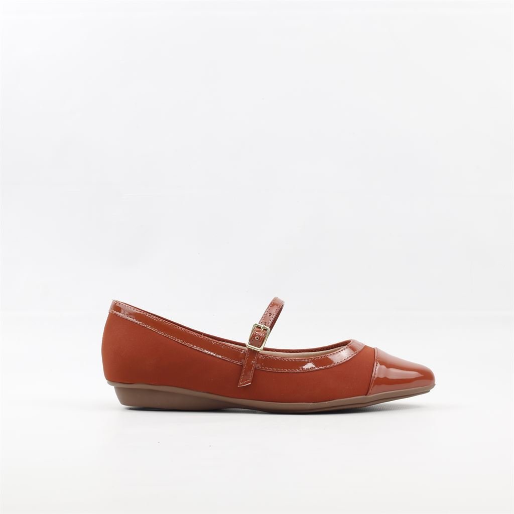 Sapatilha Boneca Verniz Vermelho 2
