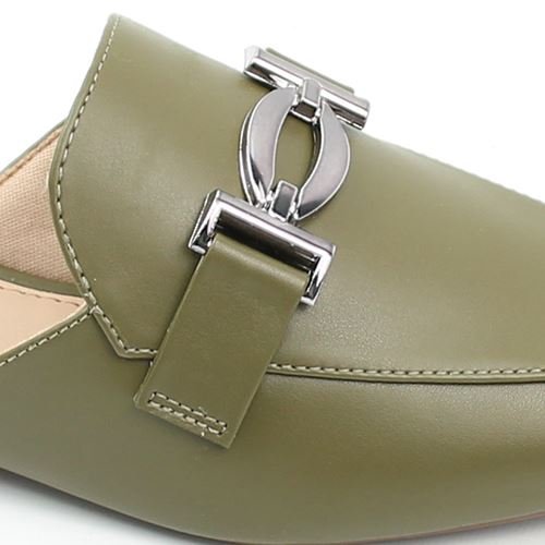Mule Detalhe Metal Verde 4
