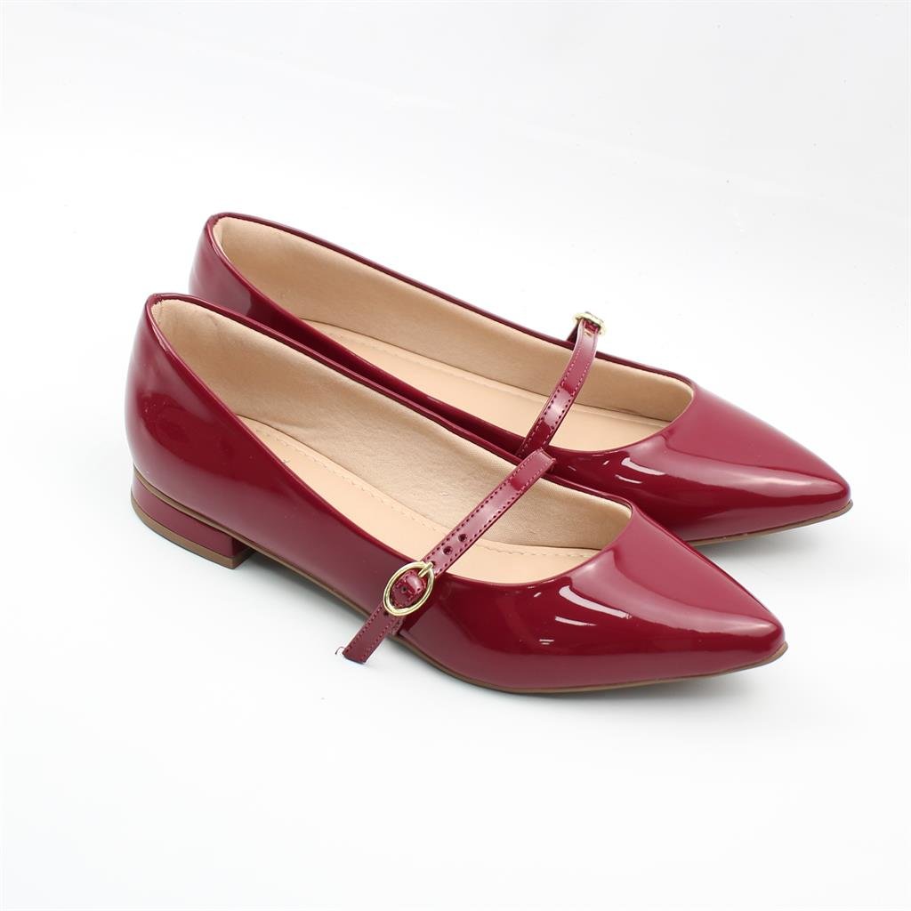 Sapatilha Boneca Verniz Vermelho 2