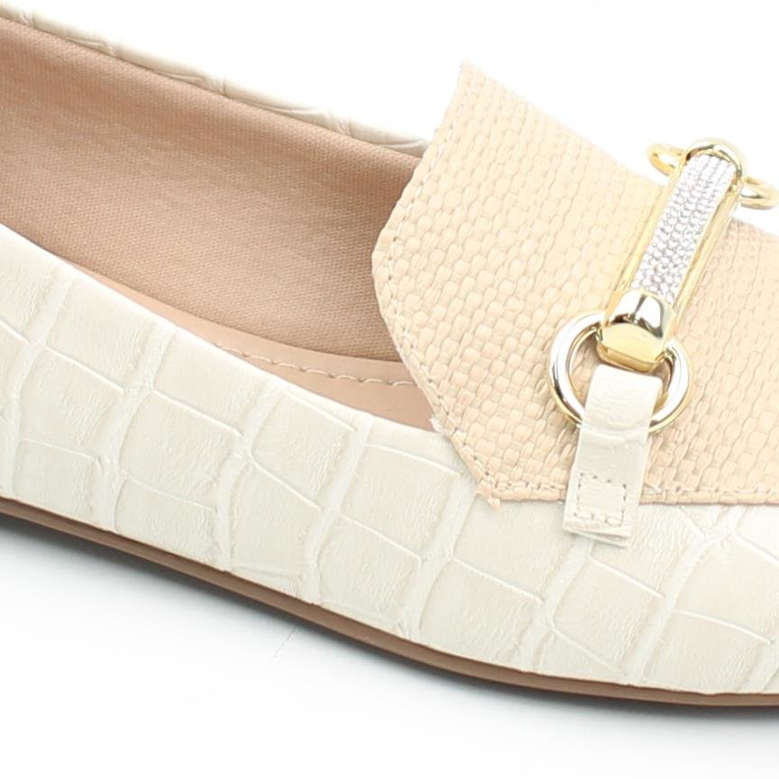 Sapatilha Mocassim Fivela Branco 3