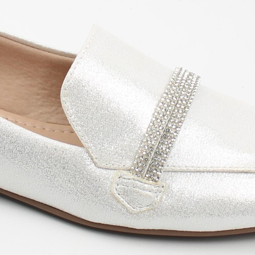 Sapatilha Mocassim Detalhe Prata 3