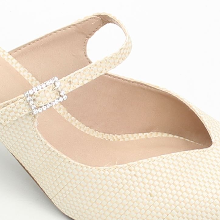 Mule Salto Fino Branco 3
