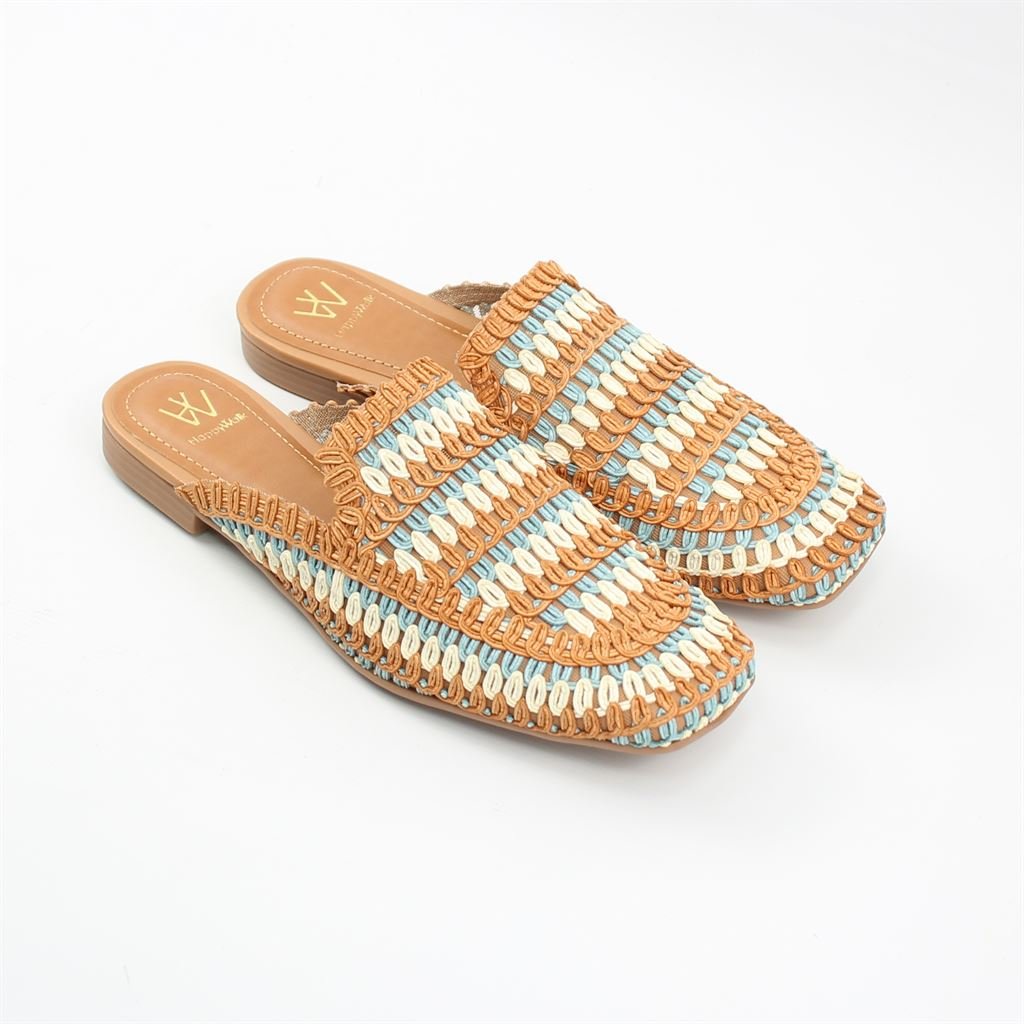 Mule Bordada Marrom 3