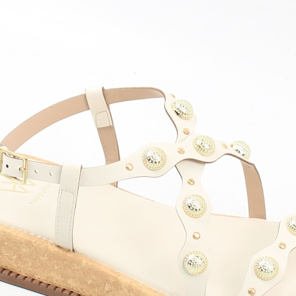 Sandália Flatform Branco 3
