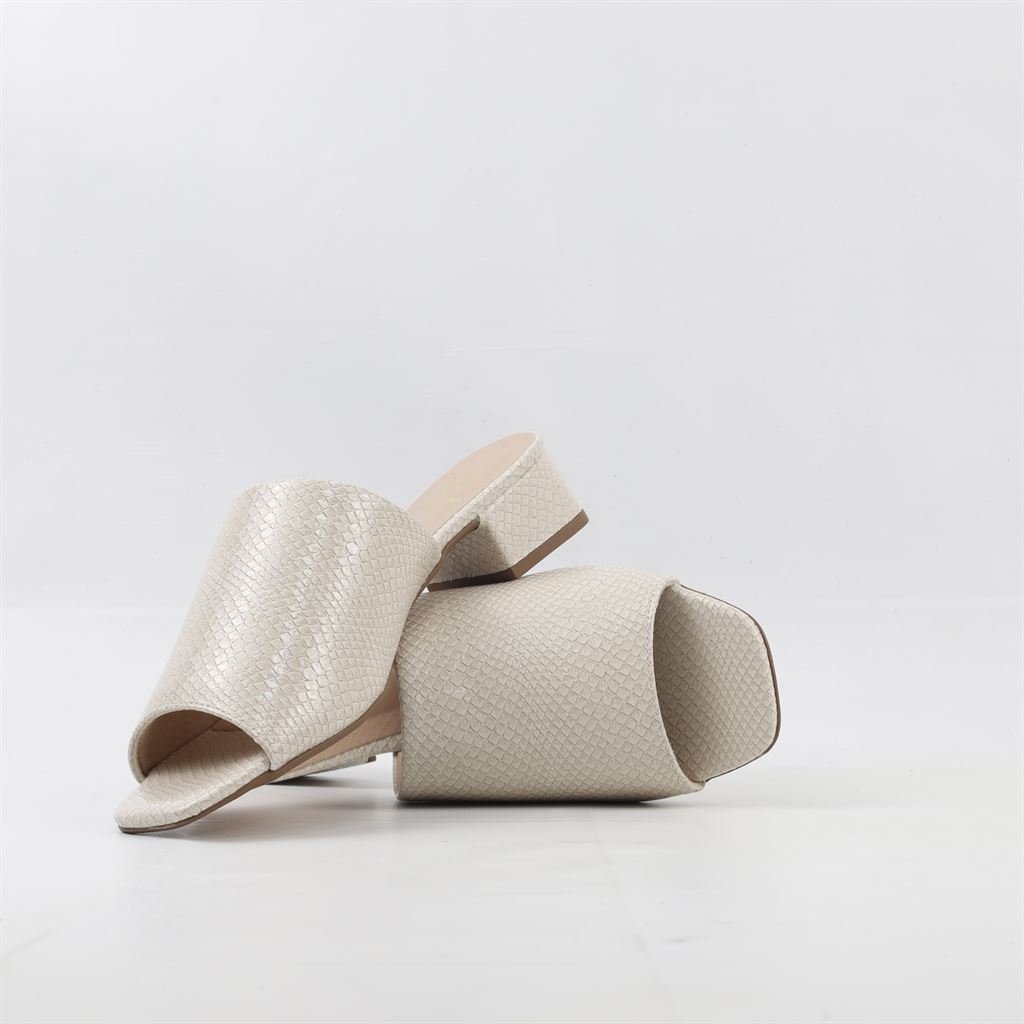 Tamanco Salto Bloco Branco 5