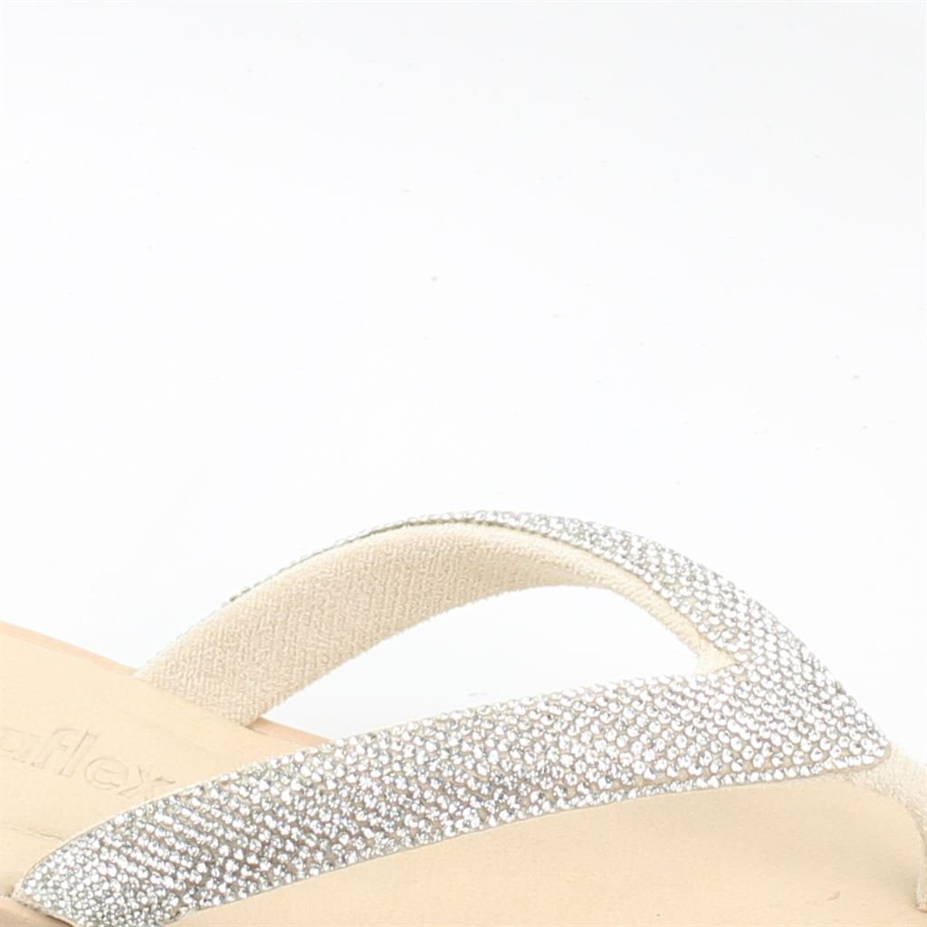 Rasteira Chinelo Strass Prata 3