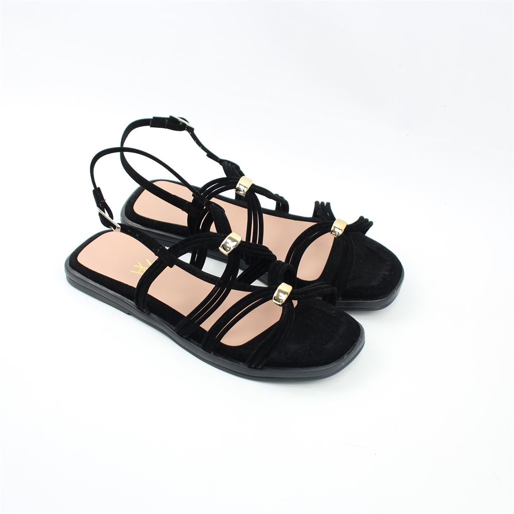 Rasteira Sandália Delicada Preto 2