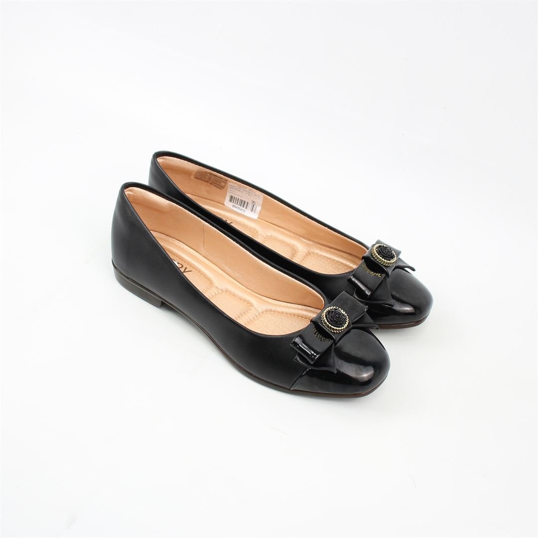 Sapatilha Conforto Laço Preto 2