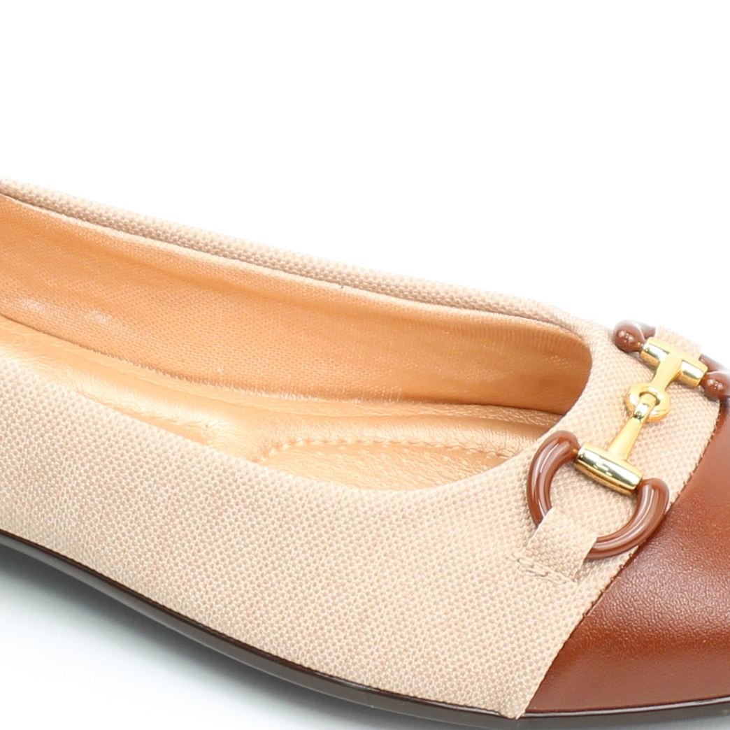 Sapatilha Conforto Fivela Nude 3