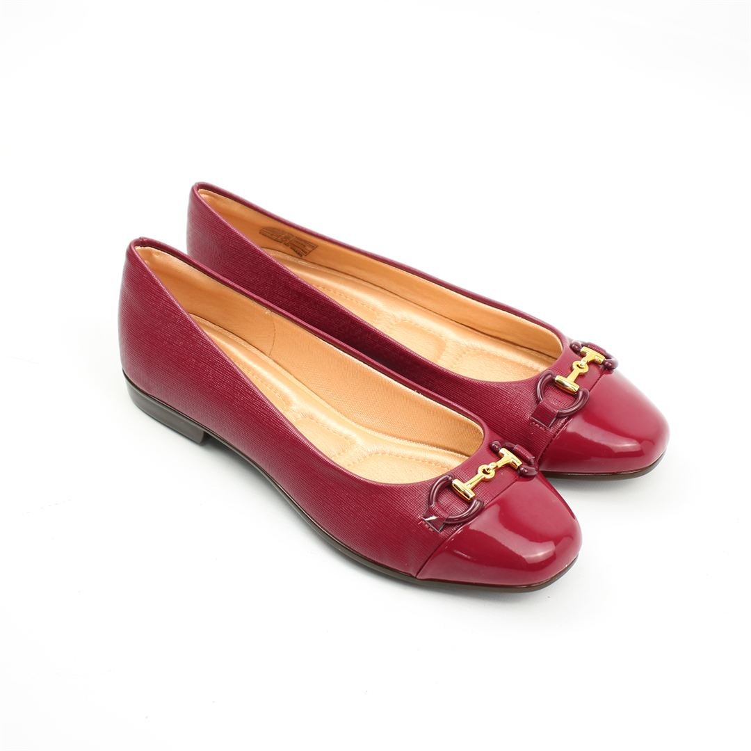 Sapatilha Conforto Fivela Vermelho 2