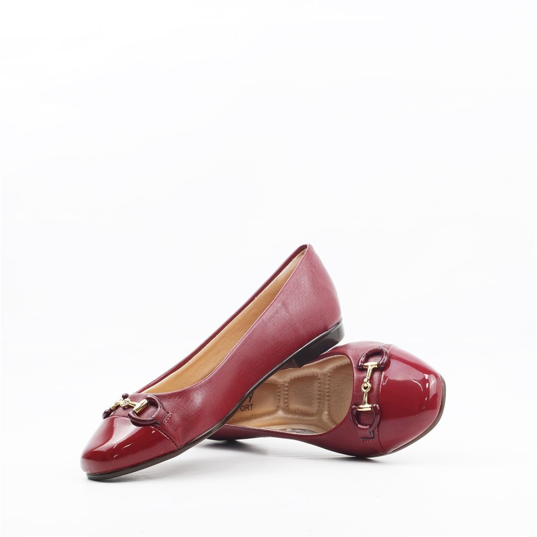 Sapatilha Conforto Fivela Vermelho 4