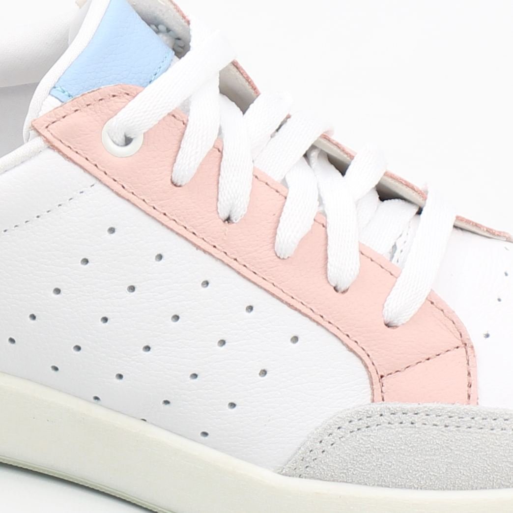 Tênis Flat Couro Amarração Branco Alecrim 3