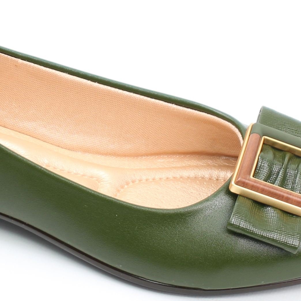 Sapatilha Conforto Laço Oliva 5