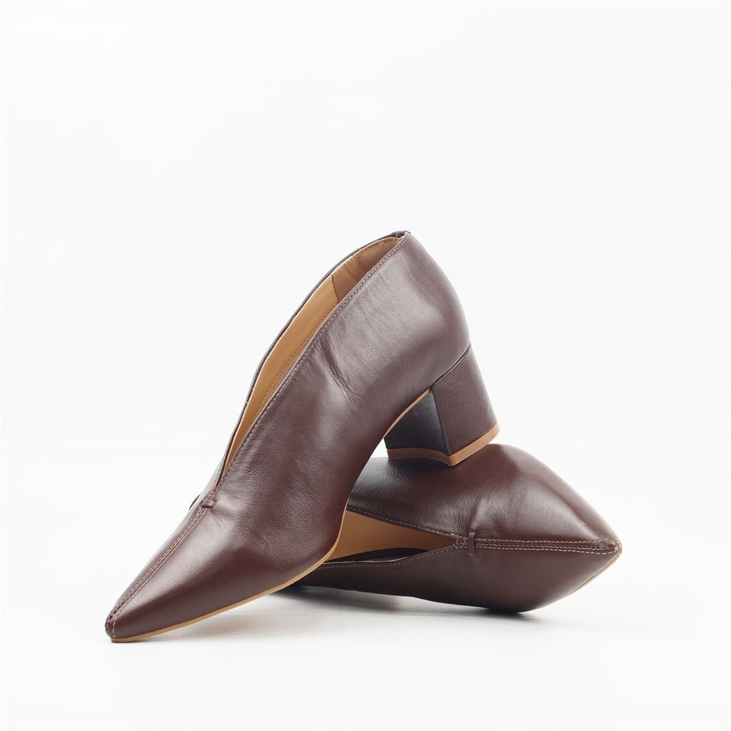 Ankle Boot Salto Bloco Fachete Café 4