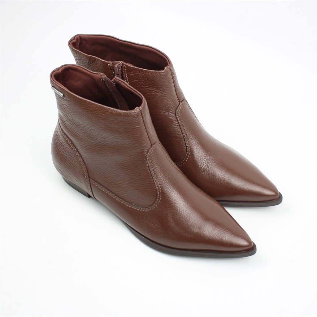 Bota Cano Baixo Couro Wood 5