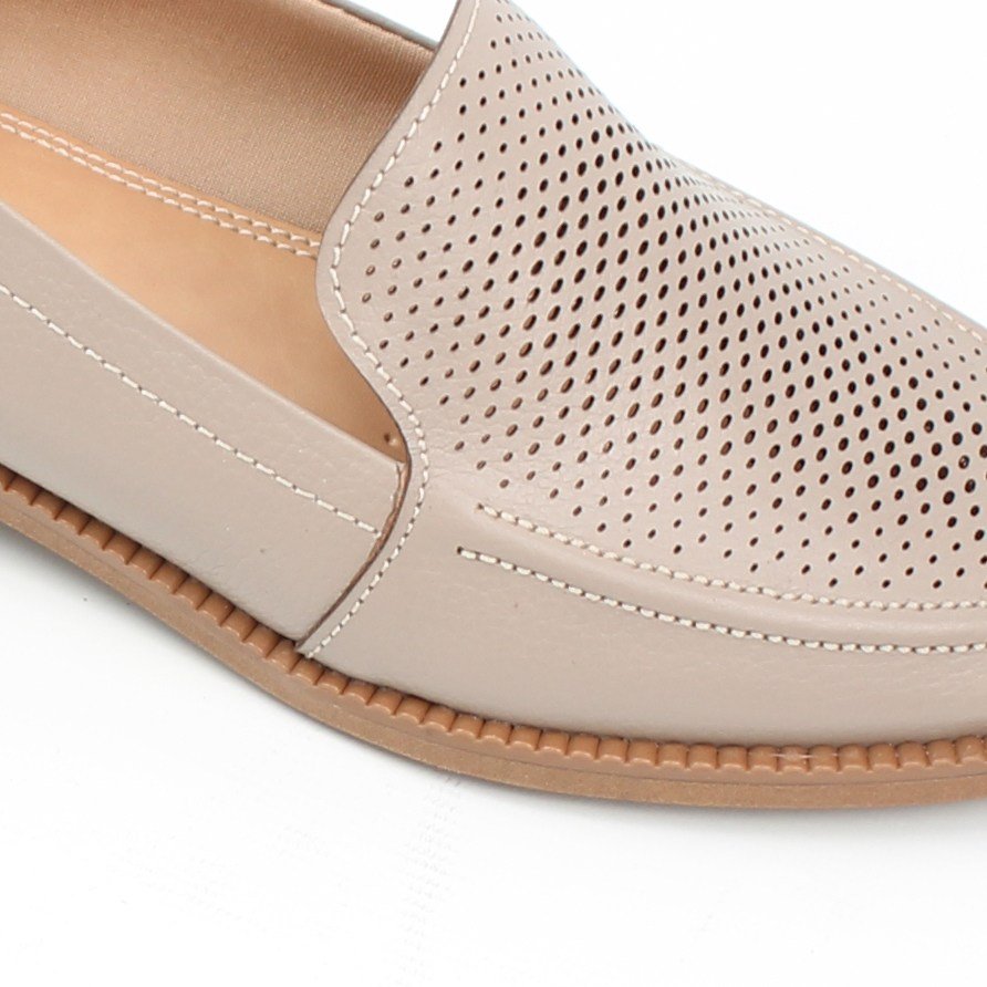 Mocassim Couro Caqui 3