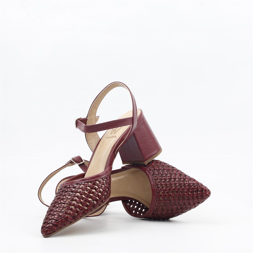 Scarpin Slingback Rafia Carbenet 3