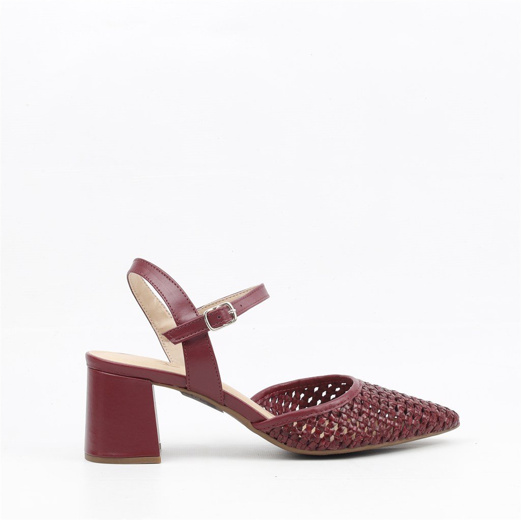 Scarpin Slingback Rafia Carbenet 4