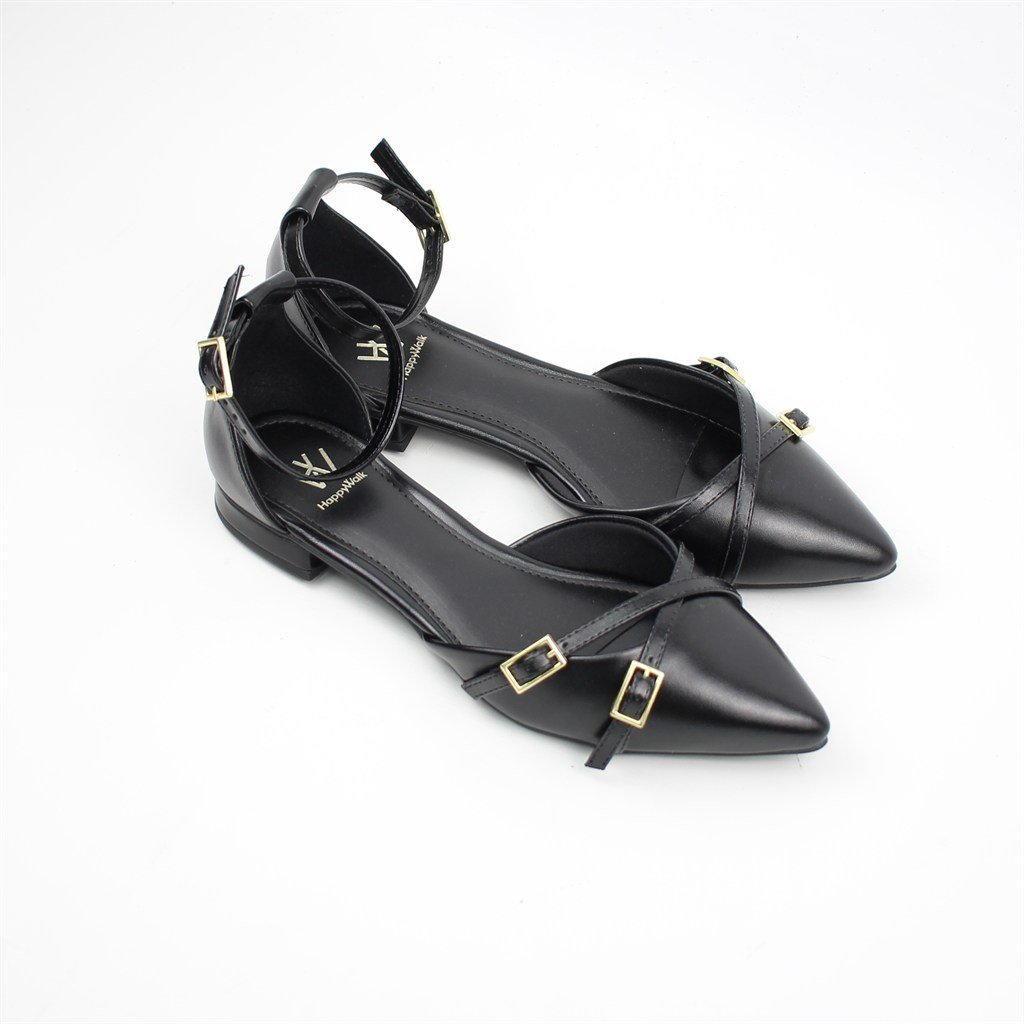 Sapatilha Dorsay Fivela Preto 2