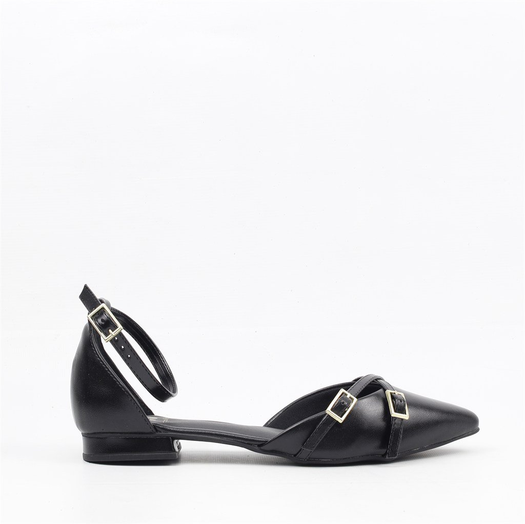 Sapatilha Dorsay Fivela Preto 5