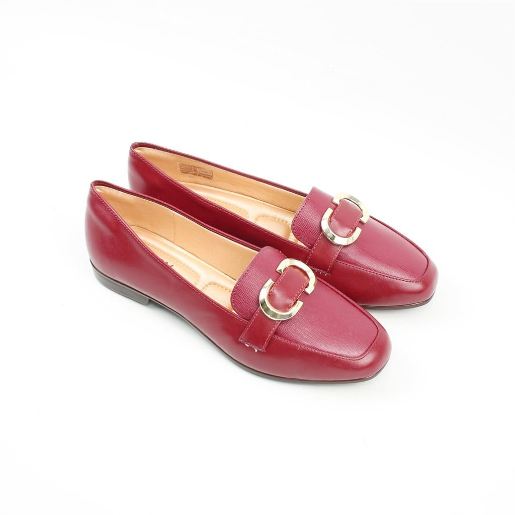 Sapatilha Mocassim Detalhe Burgundy 2