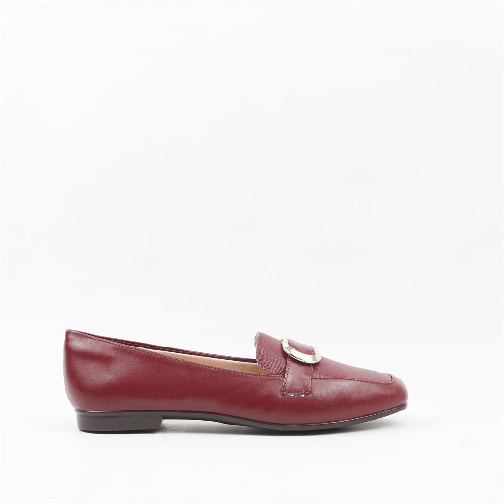 Sapatilha Mocassim Detalhe Burgundy 5