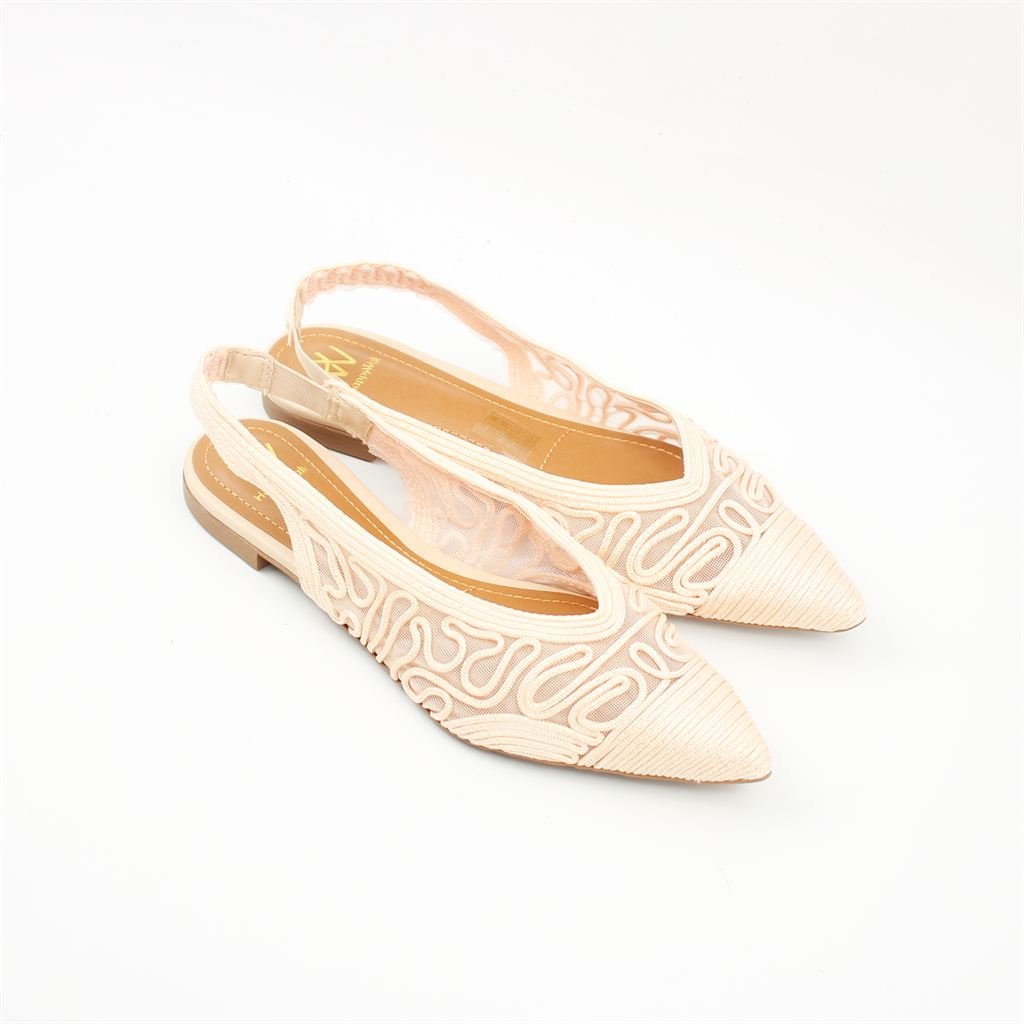 Sapatilha Slingback Tela 3