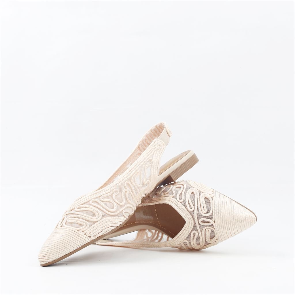 Sapatilha Slingback Tela 5
