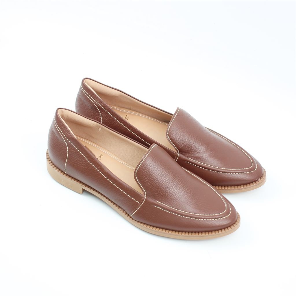 Sapatilha Mocassim Couro Cacau 3