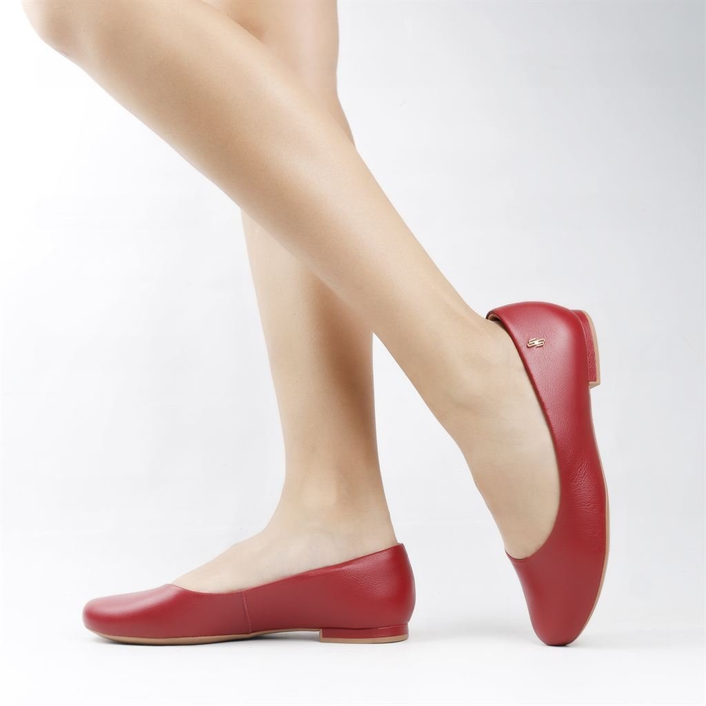Sapatilha Couro Conforto