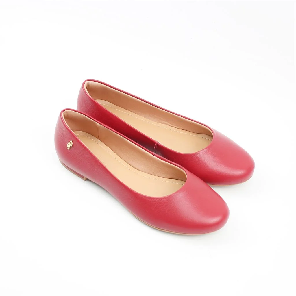 Sapatilha Couro Conforto Vermelho Rouge 4