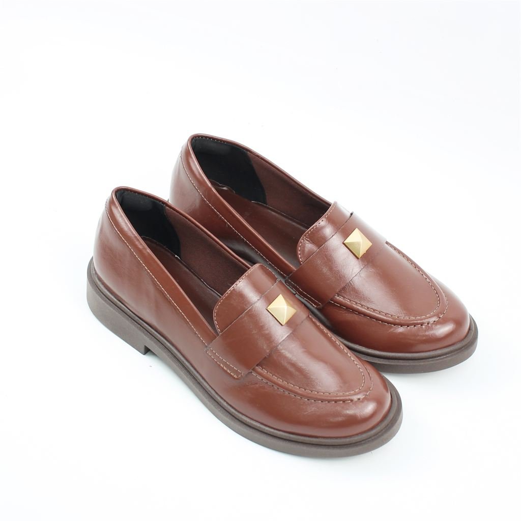 Mocassim Salto Bloco Detalhe Terra 4