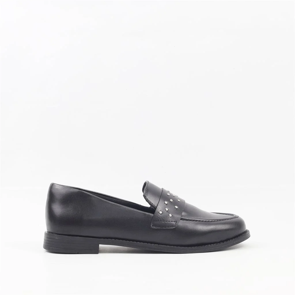 Mocassim Salto Bloco Preto 4