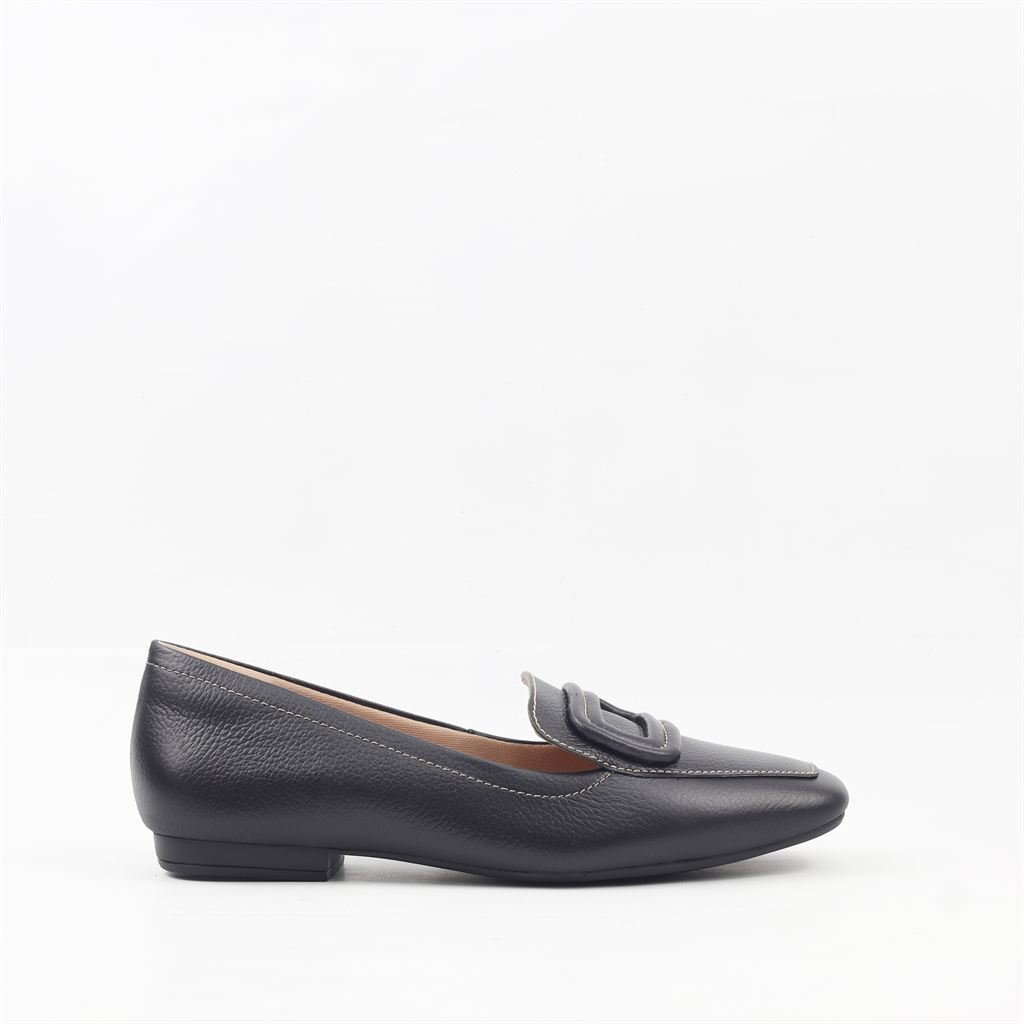 Sapatilha Mocassim Couro Preto 4