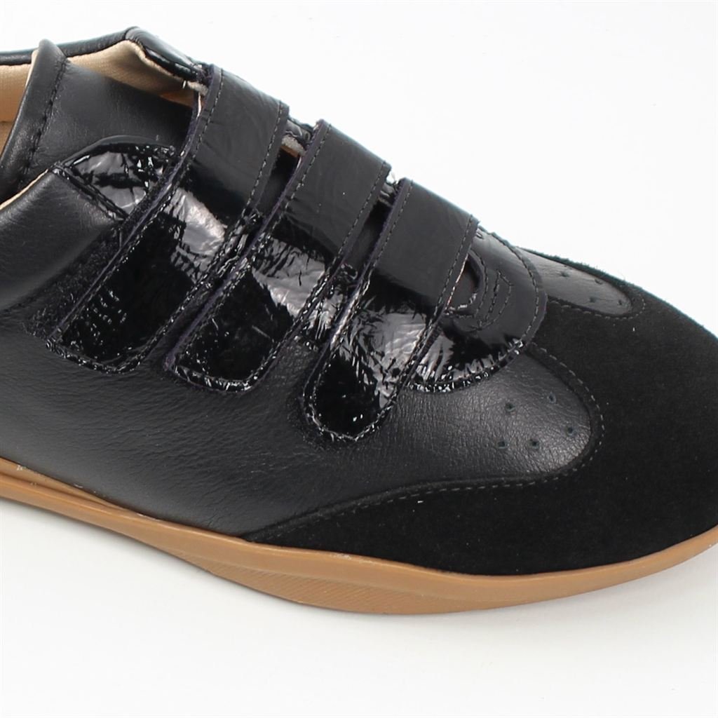 Tênis Flat Couro Preto 3
