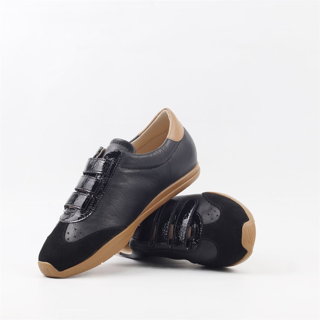 Tênis Flat Couro Preto 4