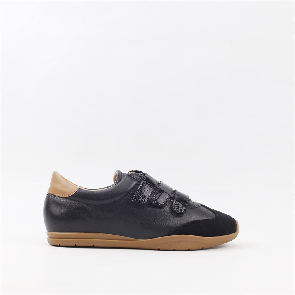 Tênis Flat Couro Preto 5