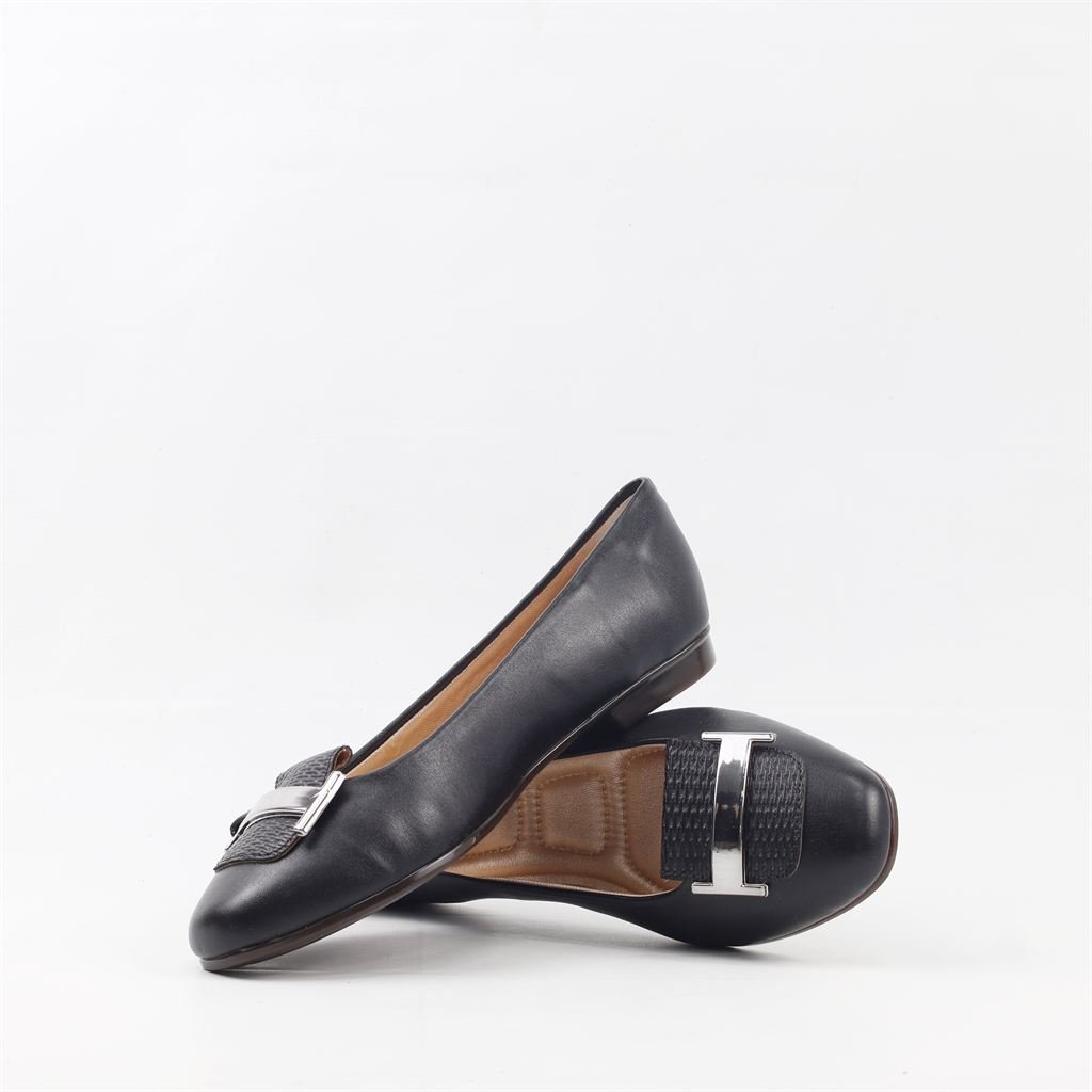 Sapatilha Conforto Enfeite Preto 4